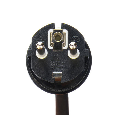 Aislamiento de caucho H07RN-F Schuko Plug Cordón de alimentación CA para Betteri BC01 IP68 Conector e Inversor de panel solar