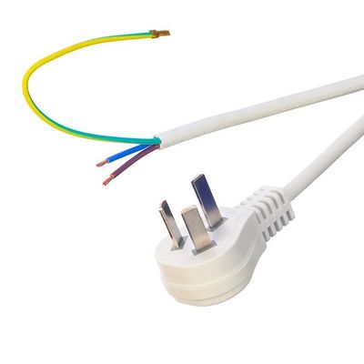 Cable de alimentación estándar de conexión a tierra 16A 3 cordones de extensión de pin Israel enchufe 3c x 2.5mm2 para personalización y accesorios