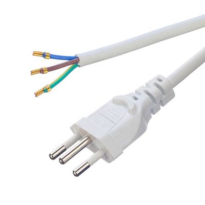 Personalización Brasil 10A/250V 3 Pin Plug 3x0.75MM2 PS4 Cable de alimentación para lámpara de sal Certificado por DIN VDE 0620/EN 50075 1990