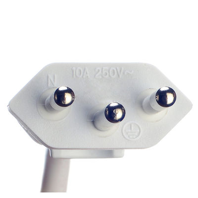 Personalización Brasil 10A/250V 3 Pin Plug 3x0.75MM2 PS4 Cable de alimentación para lámpara de sal Certificado por DIN VDE 0620/EN 50075 1990