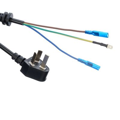 CCC Standard 3 Pin Laptop Cord de alimentación Ac Australia Cable de alimentación H05vv-f Au Ac Cable de alimentación 16A 250V personalizado Negro