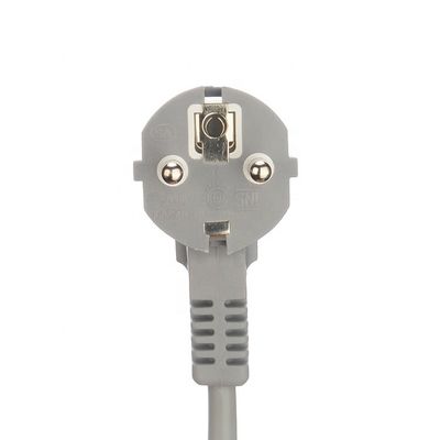 16A Enchufe VDE H05vv-f 3g1.0mm2 alambre despojado con extremo abierto personalizado AC Computer Power Euro Cord Moda de bienvenida