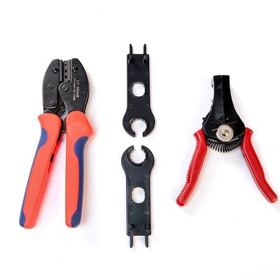 Sistema solar de herramientas de ajuste de cable de rango cuadrado 2.5MM2/4MM2/6MM2 PV de cable de desmontaje y trituración de herramientas para los conectores PV004