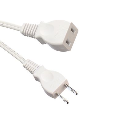 125V 7A/12A/15A PSE Certificado estándar japonés de 2 polos planos enchufe para electrodomésticos de extensión de cable de venta superior