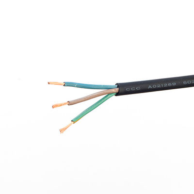 Bajo voltaje KC cable eléctrico estándar H05vv-f 3x0.75 Sqmm cable de alimentación rígido 300/500V para cables eléctricos de alambre doméstico cobre 2.5 de marca