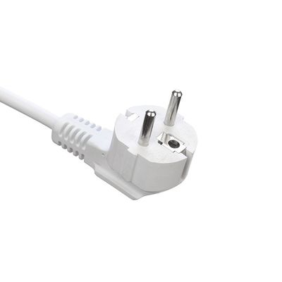 16A Plug Power Cords for Home Appliances EU 2 Poles Socket Oxygen Free Bared Stranded Copper and Waterproof Power Cable