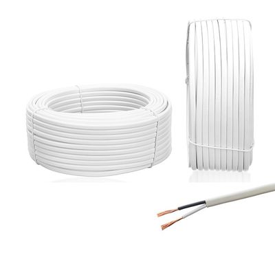 2 núcleo 2x0.5mm2 VDE H03VVH2-F chaqueta de PVC de baja tensión cable de alimentación para el hogar aislado sin oxígeno cable de cobre calefacción