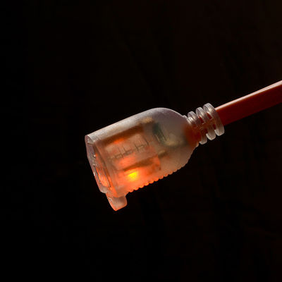 Cordón de alimentación de CA ETL de uso medio / pesado SJTW 8/10/12 AWG NEMA Cordón de extensión de color naranja al aire libre resistente a la intemperie Patio de jardín US Plug Standard