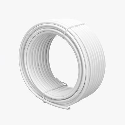 Cable de alimentación blindado de núcleo estándar europeo 2/3 longitud 1.8M cable de PVC flexible alambre metálico de color blanco rango de temperatura de -40C a 90C