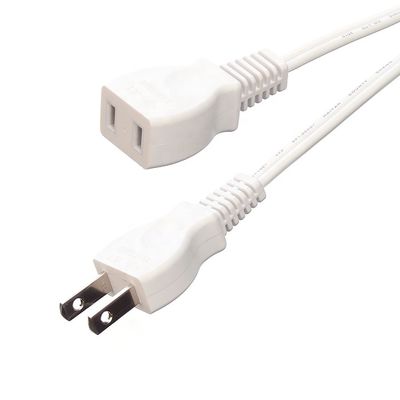 Enchufe PSE certificado para el cable de extensión de electrodomésticos JAPÁNESE Estándar 2 Polos planos 125V Voltagem nominal WIFI NO