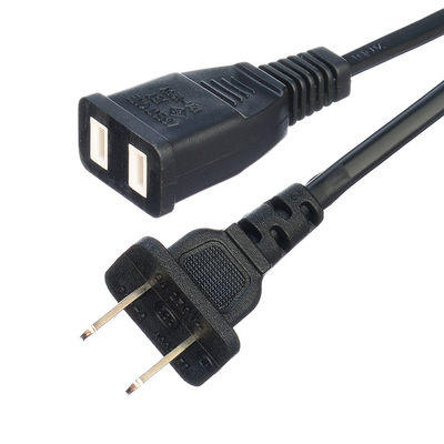 Enchufe PSE certificado para el cable de extensión de electrodomésticos JAPÁNESE Estándar 2 Polos planos 125V Voltagem nominal WIFI NO