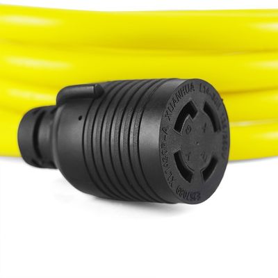 Cordón de energía del generador de carga pesada de 40FT NEMA L14-30P/L14-30R 4 Prong 10 Gauge 125/250V 30Amp 7500 Watts Cordón de extensión de bloqueo