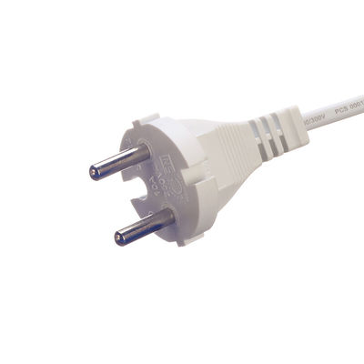 Computadora de escritorio H05vv Cable Mit Schukostecker SNI Certificado Ac Cordón de alimentación 2 pines Eu 1,5m con material de chaqueta de goma