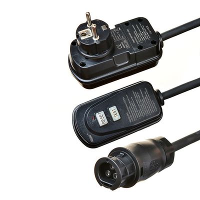 H07RN-F Envuelva de caucho con conector Betteri BC01 y caja de protección contra fugas de enchufe Schuko 16A