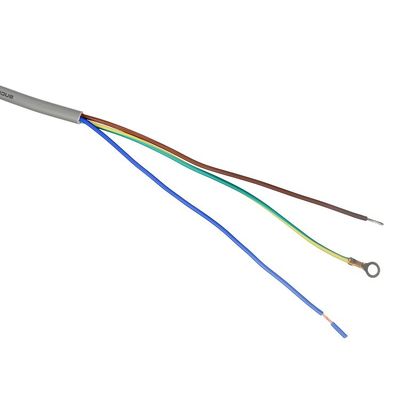 Especificación del cable H05VV-F/H05RN-F 3x0.75-1.5MM2 VDE Cable de alimentación estándar gris o personalizado para el cable de alimentación de computadoras de CA