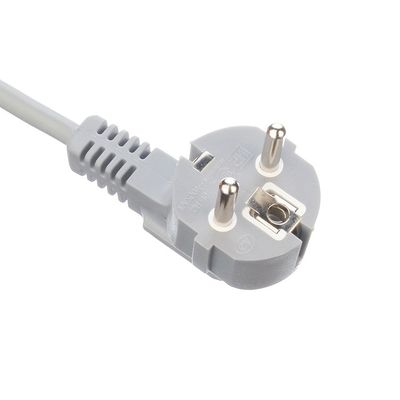 Especificación del cable H05VV-F/H05RN-F 3x0.75-1.5MM2 VDE Cable de alimentación estándar gris o personalizado para el cable de alimentación de computadoras de CA