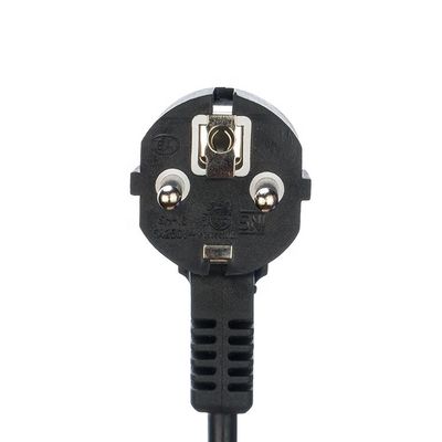 VDE Cable de alimentación de repuesto para taladro de uñas 3500 K Cabo de alimentación de resorte de extremo abierto PVC / aislamiento de caucho
