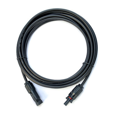 XLPO aislamiento 3M DC cable de extensión solar 1X4mm2 con PV004 conectores de rama fotovoltaica masculino y femenino 40 P conductor de cobre