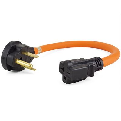 1FT NEMA 6-50P a 6-20R Cordón de adaptador de soldador para carga de vehículos eléctricos 20 Amp 250V SJTW 12AWG*3C Cables de extensión RV