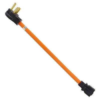 1FT NEMA 6-50P a 6-20R Cordón de adaptador de soldador para carga de vehículos eléctricos 20 Amp 250V SJTW 12AWG*3C Cables de extensión RV