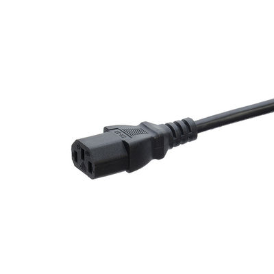 Cordón de alimentación CA de 125 V para lavadora de platos congeladora 220 V ETL de extensión aprobado por la NEMA de EE.UU. 5-15P a la CEC I13 extremo despojado 18AWG 220 V