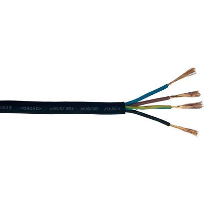 Cables de cable de alimentación flexibles de 220 V con aislamiento de caucho de PVC