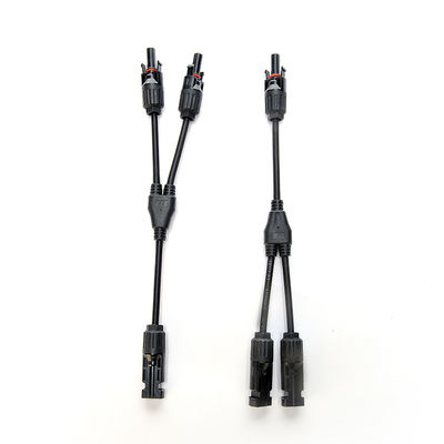 Cables de paneles solares de aislamiento de PVC para cables de rama solar PV del tipo Y PV004 Conector y rango de temperatura de -40 oC a 90 oC