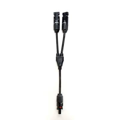Cables de paneles solares de aislamiento de PVC para cables de rama solar PV del tipo Y PV004 Conector y rango de temperatura de -40 oC a 90 oC