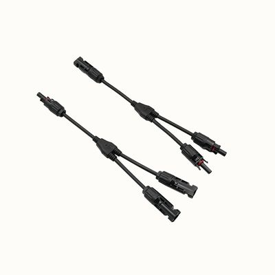 Cables solares fotovoltaicos y separadores de 1 a 3 con conector PV004 con protección UV