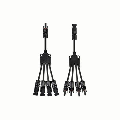Cables solares fotovoltaicos y separadores de 1 a 3 con conector PV004 con protección UV