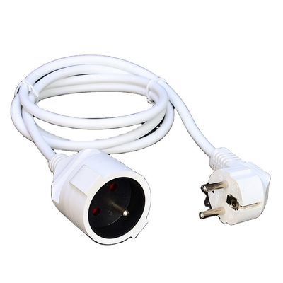 Cable de extensión de 3 puntas H05VV-F/H05RR-F/H05RN-F 3x1.5MM2 VDE aprobado perfecto para electrónica de consumo