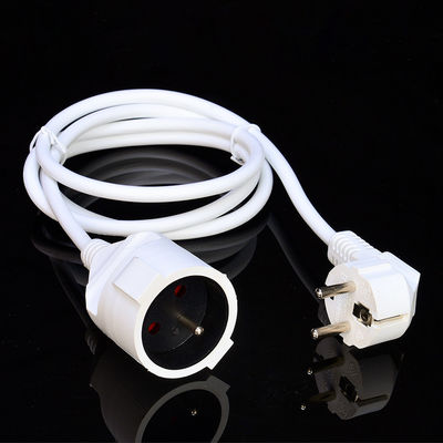 Cable de extensión de 3 puntas H05VV-F/H05RR-F/H05RN-F 3x1.5MM2 VDE aprobado perfecto para electrónica de consumo