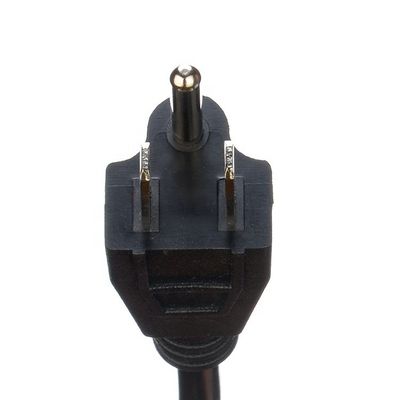 ETL personalizado de 3 puntas Cordón de alimentación estadounidense ETL1ft Cordón de extensión de cabeza plana chaqueta de PVC 3X16AWG 7a 125v 2 puntas Figura 8