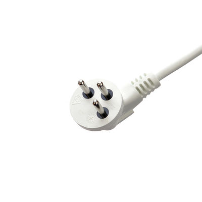 Personalizada Sí 5 vías Correa de alimentación conectada con cable de extensión Israel Protector contra sobretensiones industriales Blanco