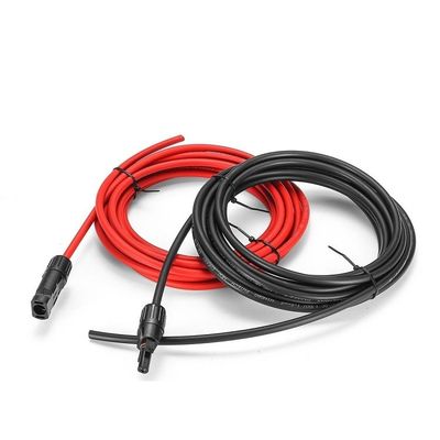 Cables fotovoltaicos solares de un solo núcleo Cables fotovoltaicos para sistemas de energía solar Secciones normales 1C X56/0.285MM Longo 100M/1roll Rojo Negro