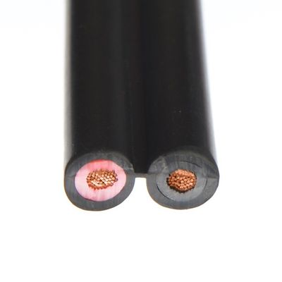 Cables fotovoltaicos solares de un solo núcleo Cables fotovoltaicos para sistemas de energía solar Secciones normales 1C X56/0.285MM Longo 100M/1roll Rojo Negro