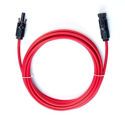 Cables fotovoltaicos solares de un solo núcleo Cables fotovoltaicos para sistemas de energía solar Secciones normales 1C X56/0.285MM Longo 100M/1roll Rojo Negro