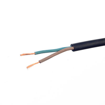 Conductor de cobre de cubierta de caucho 2x0,75 mm2 VDE Cordset estándar 2x1 H05rn-f Cable de alimentación eléctrica para electrodomésticos