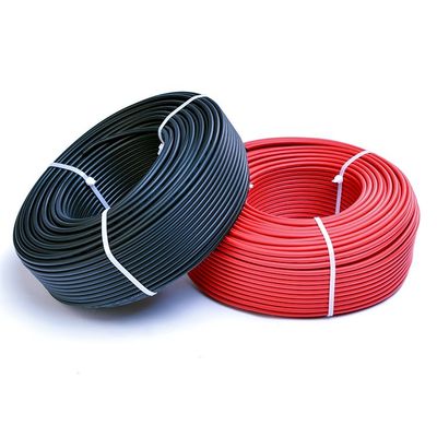 6 mm cuadrados Dc Cable para paneles solares Sistema de energía solar 1500V XLPE chaqueta de secciones normales 1C X56/0.285MM