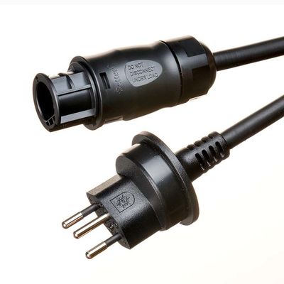 Balcony PV System Micro Inverter AC Power Cord Schuko Plug to LY01 Connector With H07RN-F Rubber Cable for DEYE Model