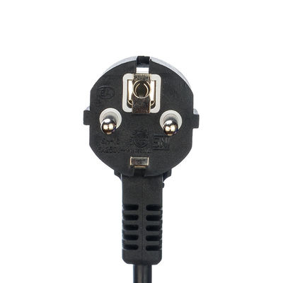 Enchufe eléctrica Cable negro Kema-keur H05vv-f 3 cordón de extensión de punta para cocina de viaje con solución personalizada de extremo abierto