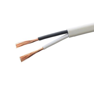 300/300V VDE nominal aprobado 2 núcleos 2x16/0.2mm H03VVH2-F Cable de alimentación flexible delgado de cobre sin oxígeno para cable plano LED
