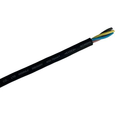 VDE de caucho estándar aislado flexible de 4 núcleos H05RN-F H05RR-F H07RN-F cable de alimentación para electrodomésticos longitud 100M/1rollo