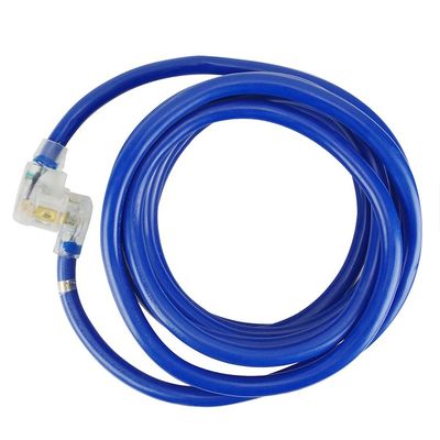 ETL 12 Gauge NEMA6-50P NEMA6-50 R Cordón de extensión naranja de 3 puntas para el exterior comercial 1 tomas de corriente de corriente alterna
