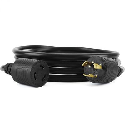 NEMA L5-20P a L5-20R 30 Amp a 15/20 Amp Conector de entrada regular para el hogar Convertir el cable de extensión para el adaptador del generador