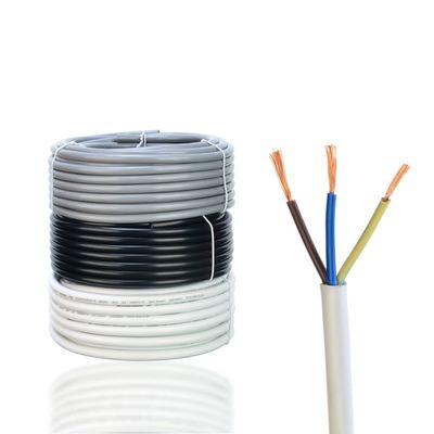 SNI/VDE industrial aprobado H03vv-f/h05vv-f/h07vv-f chaqueta de PVC flexible 3x1.5mm2 cables de cobre para el cableado de la casa