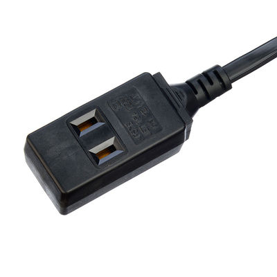 Los cables de extensión del cable de alimentación 2pin JET Plug con 3 enchufes para la manta eléctrica 125V Red N/A enchufe femenino JET 3 enchufe de camino