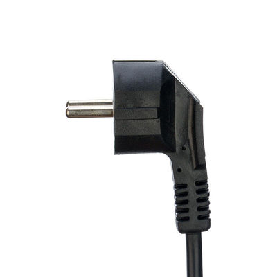 Material del conductor Cable de alimentación de 3 puntas de cobre enlatado 220 voltios 16a Eu Enchufe Cee7/7 Enchufe con cables de alimentación de terminal de acción Eu C5