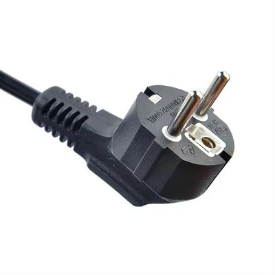 VDE Certificado Estándar de conexión de la UE Cee7/7 Euro Cordón de alimentación 1.5mm con C13 Adecuado para computadoras duraderas