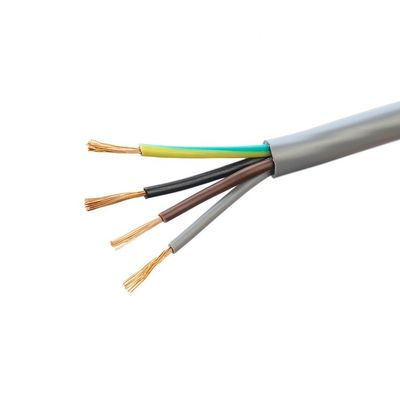 VDE Approved 60227 IEC 52 RVV Modular Electrical Power Cable 4x0.75 for Homes